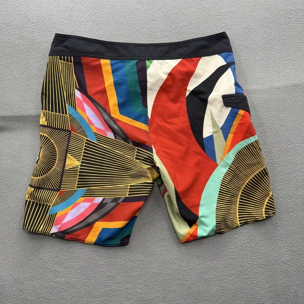 Volcom Board Shorts Mens 34 Multicolor Thomas Hooper Swim Trunks Quick Dry Surf